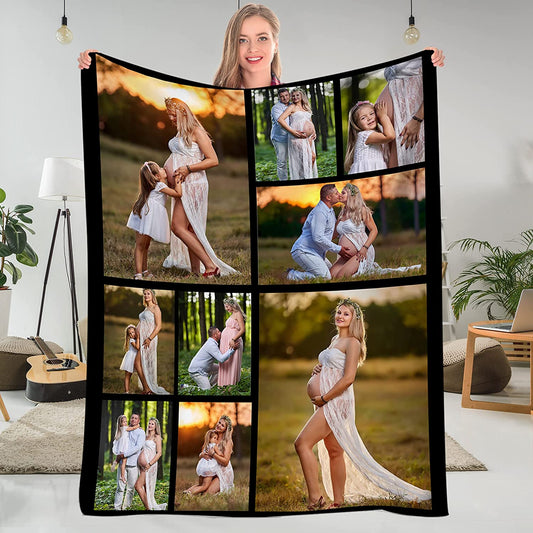 LolaSherpa - Personalized Sherpa Fleece Throw Blanket